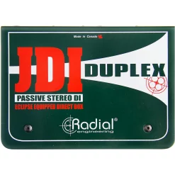 Cheapest 🛒 Radial Engineering Radial Engineering JDI Duplex Stereo Direct Box 🔥