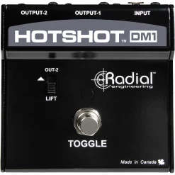 Brand new ⭐ Radial Engineering Radial Engineering HotShot DM1 Microphone Signal Muting Footswitch ????