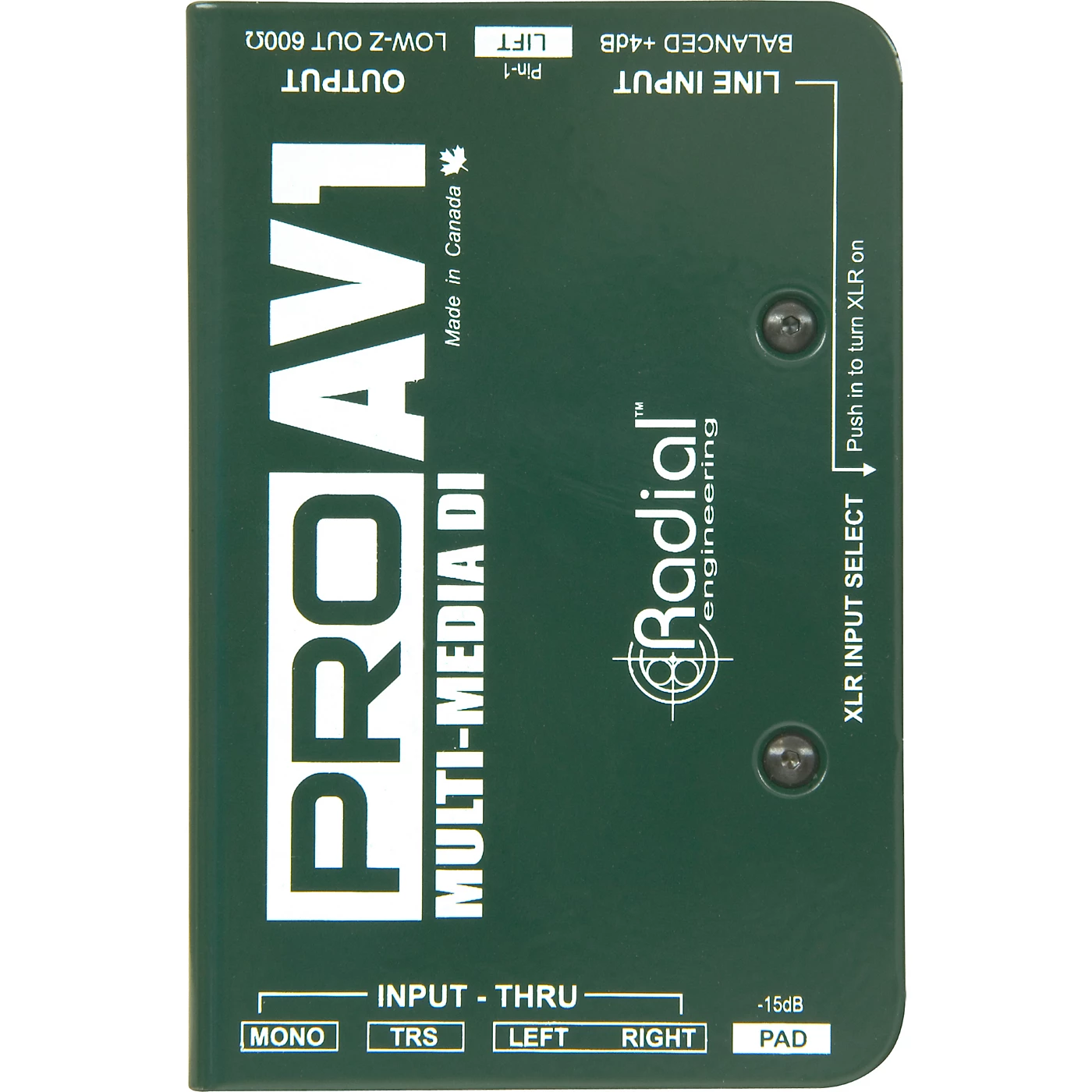 Buy 🔥 Radial Engineering Radial Engineering ProAV1 Single-Channel Direct Box 🌟 3 Buy 🔥 Radial Engineering Radial Engineering ProAV1 Single-Channel Direct Box 🌟