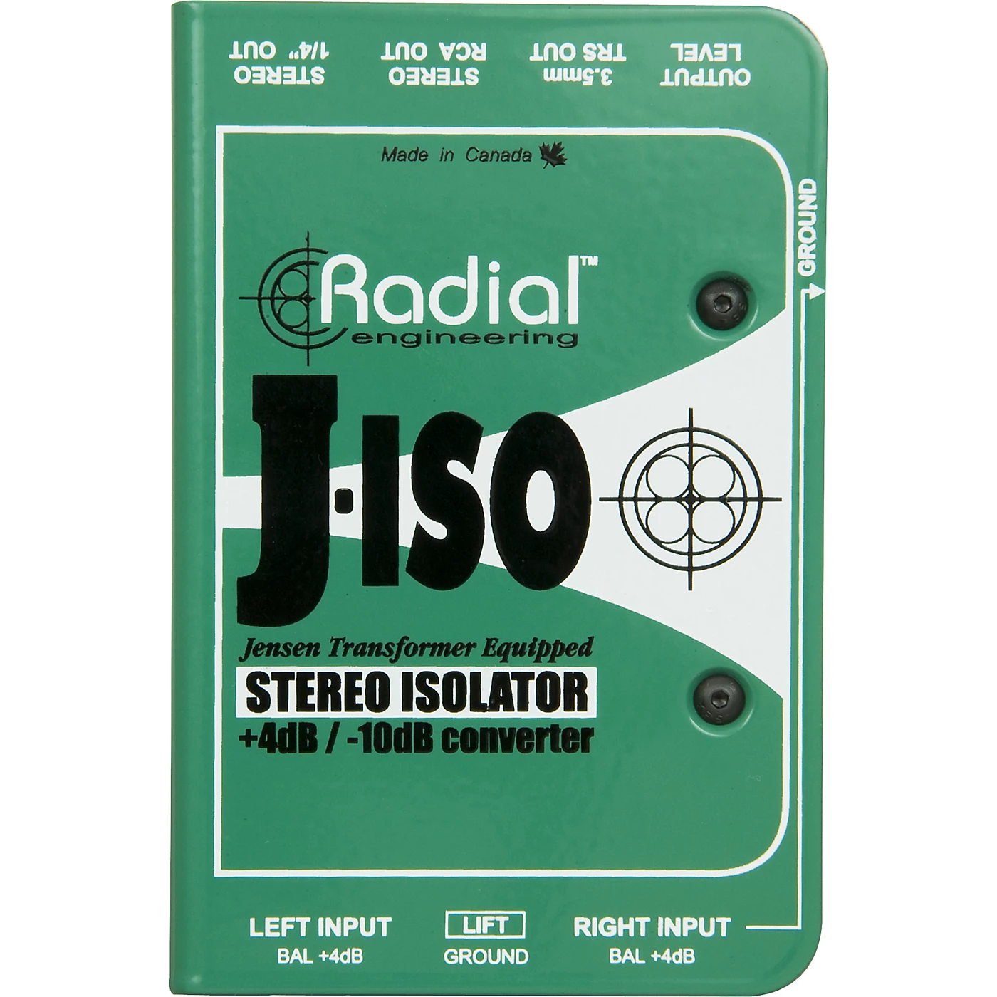Radial Engineering J-ISO Jensen Transformer Equipped Stereo Isolator +4dB to -10dB Converter Outlet ???? Radial Engineering Radial Engineering J-ISO Jensen Transformer Equipped Stereo Isolator +4dB To -10dB Converter ???? -Tube-Tech Sales Store 712957000000000 00 1400x1400 1