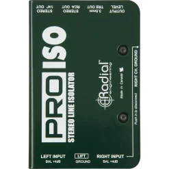 Coupon ???? Radial Engineering Radial Engineering PRO ISO Stereo Line Isolator +4dB To -10dB With Radial Transformer ????