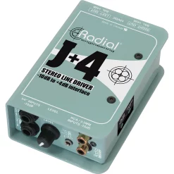Deals ???? Radial Engineering Radial Engineering J+4 Stereo Line Driver -10dB To +4dB Interface ⌛