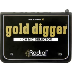Top 10 ✔️ Radial Engineering Radial Engineering Gold Digger 4-Channel Mic Selector ????
