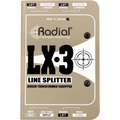 Brand new ✨ Radial Engineering Radial Engineering LX-3 Passive 3 Channel Line Splitter ✔️
